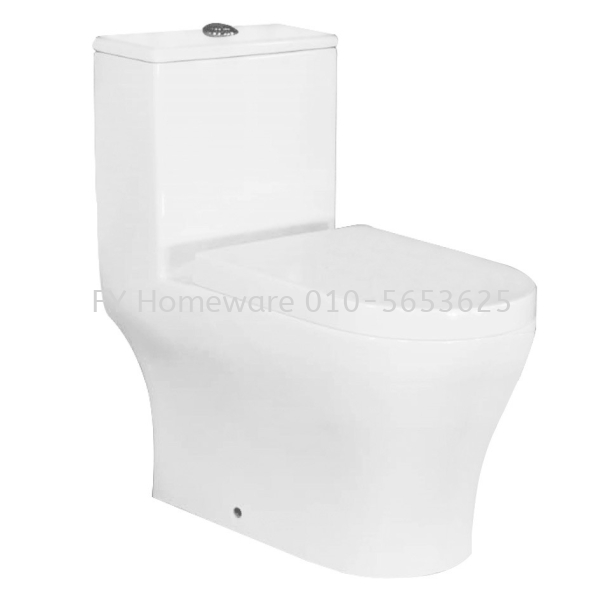 SORENTO SRTWC8613-RL Rimless One Piece Bowl One Piece Water Closet (WC) Bathroom Appliance Johor Bahru (JB), Malaysia, Skudai Supplier, Suppliers, Supply, Supplies | FY HOMEWARE SDN BHD