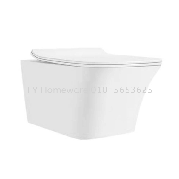 SORENTO SRTWC6010-RL Wall Hung Rimless Wall Hung  Water Closet (WC) Bathroom Appliance Johor Bahru (JB), Malaysia, Skudai Supplier, Suppliers, Supply, Supplies | FY HOMEWARE SDN BHD