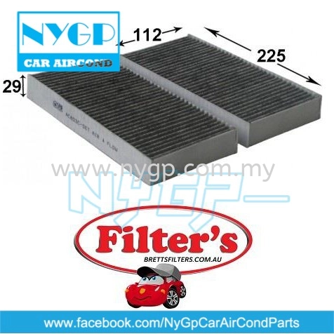 Honda Civic 1.7/ CRV 03 Dc5 integra Stream Carbon Cabin Air Cond Filter (Active Carbon)