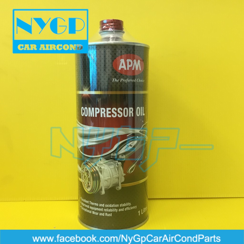 APM R134 COMPRESSOR OIL 8 1000CC 0100 AIR COND R134A 134A