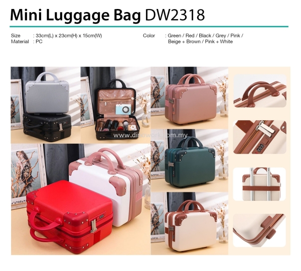 Mini Luggage Bag DW2318 Travelling Bag Bag Series Johor Bahru (JB), Malaysia Supplier, Wholesaler, Importer, Supply | DINO WORK SDN BHD