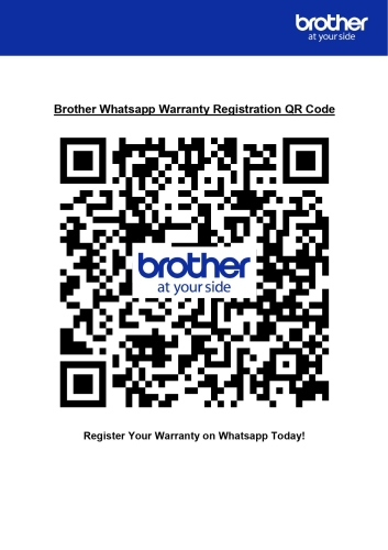 Brother Whatsapp Warranty Registration Service