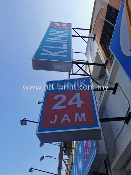 Klinik Akhi Bukit Raja - Double Side Gi Lightbox Signage Double Side GI Signboard Selangor, Malaysia, Kuala Lumpur (KL), Shah Alam Manufacturer, Supplier, Supply, Supplies | ALL PRINT INDUSTRIES