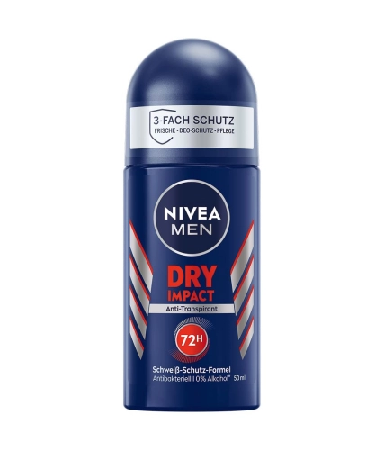 Nivea Men Dry Impact 72H Dual Protect Anti-Perspirant 50ml