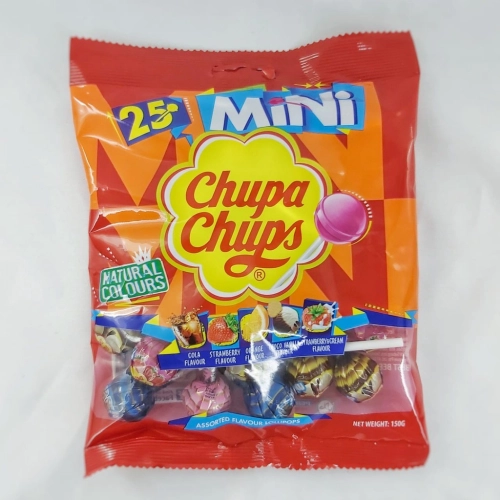 Mini Chupa Chups Natural Colours 25+150g