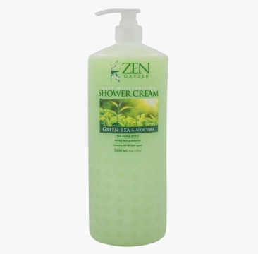 Zen Garden Deep Moisturising Shower Cream Green Tea & Aloe Vera 2.1ml
