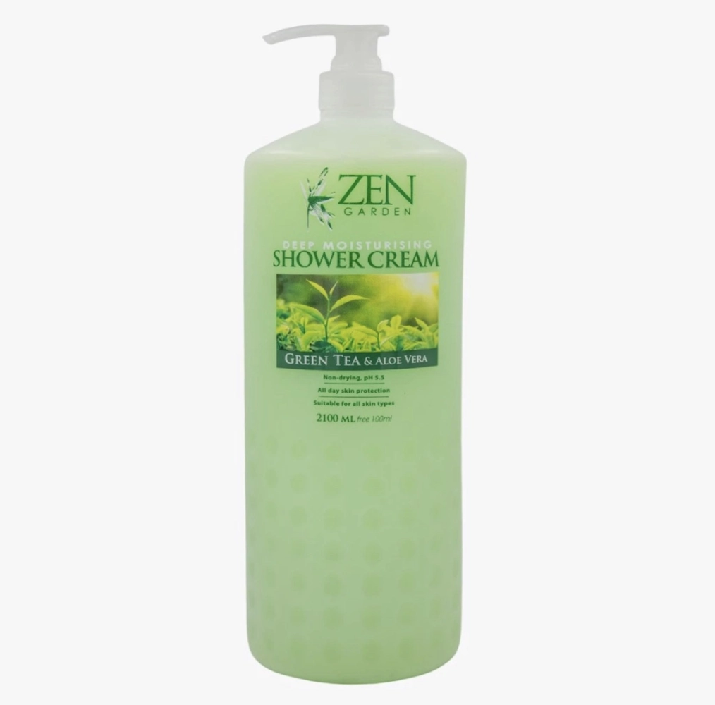 Zen Garden Deep Moisturising Shower Cream Green Tea & Aloe Vera 2.1ml