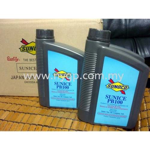 ❤️ JAPAN SUNOCO OIL ❤️ R134a PB100 OIL r134 COMPRESSOR OIL ( 1 LITER ) (CAN'T SEND TO SABAH/SARAWAK)