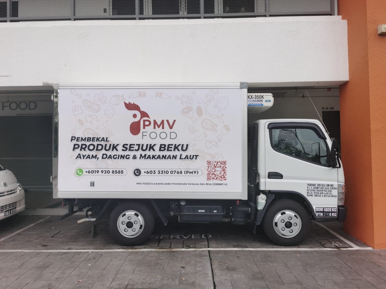 PMV Frozen Food Shah Alam - Lorry Sticker