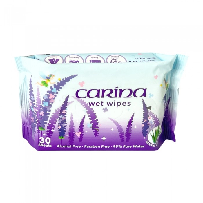 Carina Levender Wet Wipes 30's x 2 (Twin Pack)