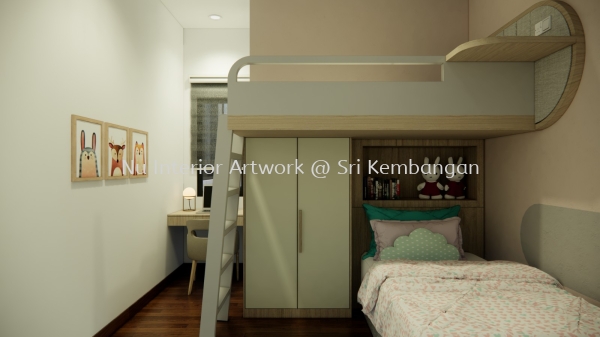 Bunk bed design Bunk Bed Kids Room Design Selangor, Malaysia, Kuala Lumpur (KL), Seri Kembangan Services | NU Interior Art Work