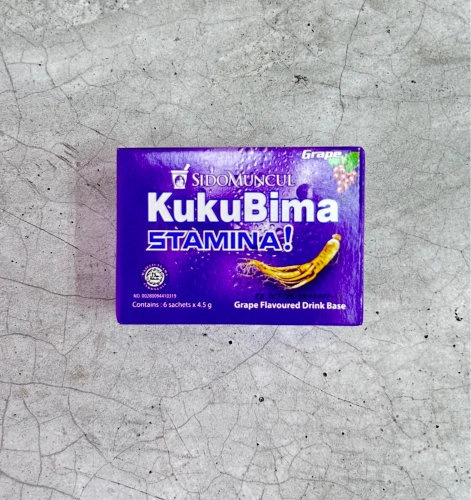 Kukubima Stamina Grape Flavoured Drink Base 6x4.5g