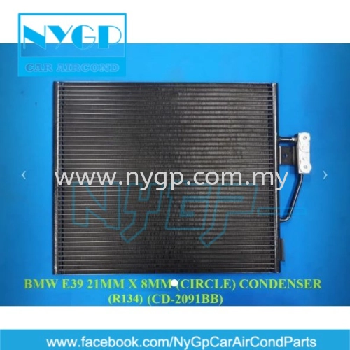 BMW E39 21MM X 8MM (CIRCLE) CONDENSER (R134)  CD-2091BB