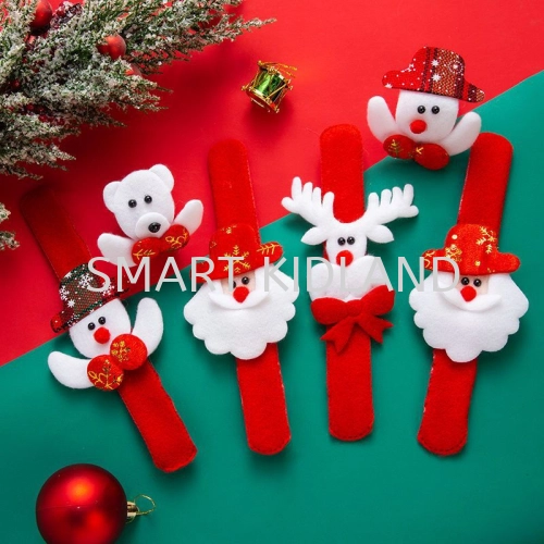 Christmas Wristband Bracelet Christmas Clap Ring Christmas Party Gift Christmas Decoration Accessory圣诞饰品