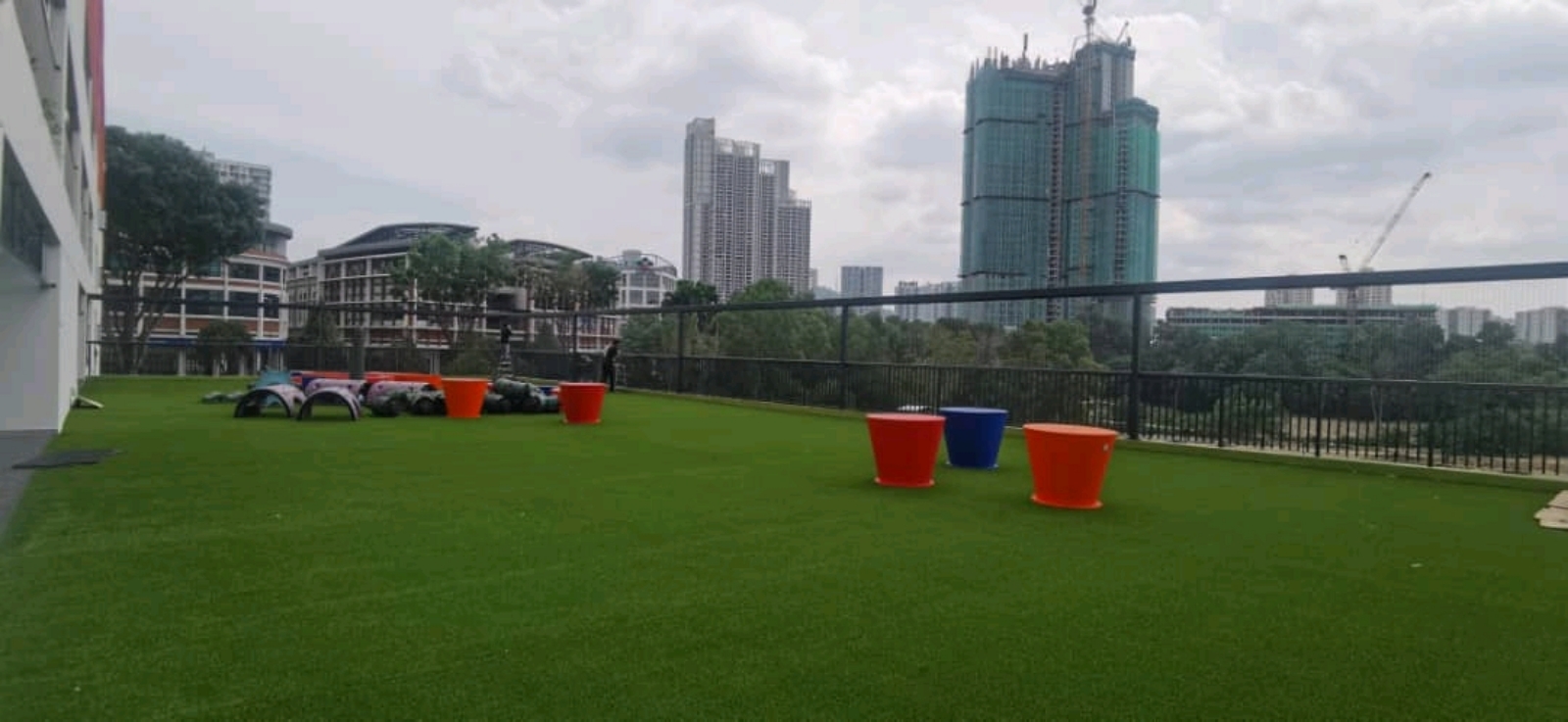 invisible Grille for Football field @ ISP PartCity