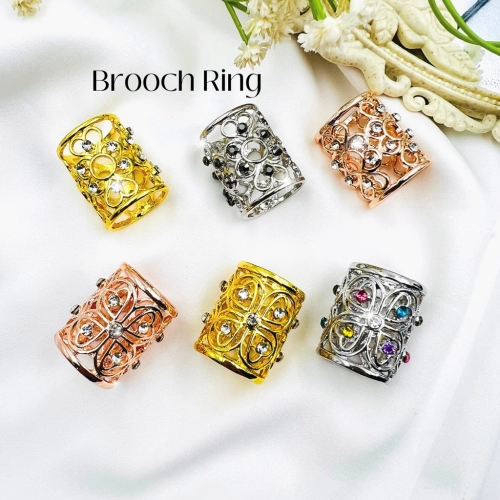 Elegant Brooch 1pc Premium Brooch Ring Kerongsang Cincin Tudung Bawal Hijab Muslimah Buckle Ring Tudung R3196 R3199