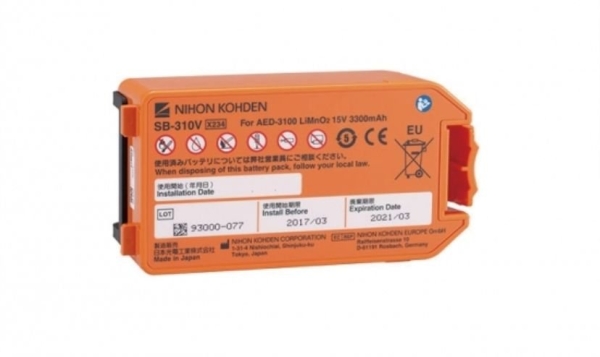 Nihon Kohden AED-3100K Battery-Pack EMERGENCY & FIRST AID Sabah, Malaysia, Kota Kinabalu Supplier, Suppliers, Supply, Supplies | Kreino Sdn Bhd