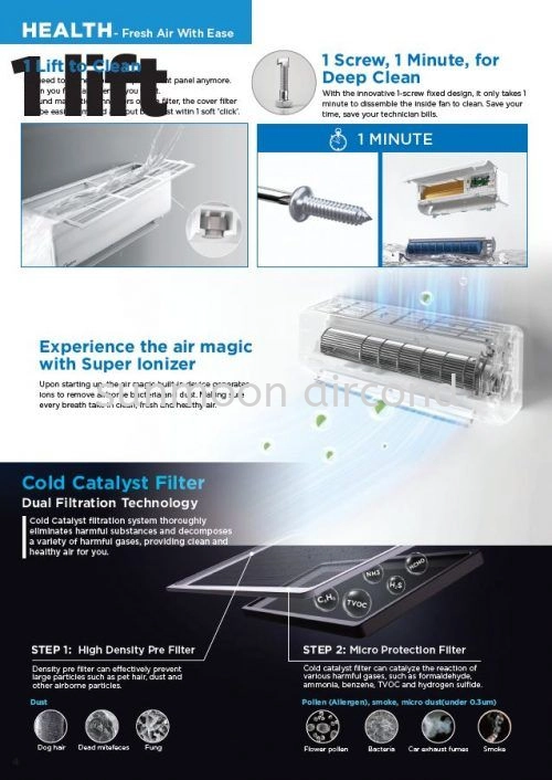 NEW AIRCOND 2.5HP MIDEA ALL EASY PRO SERIES - R32 INVERTER 5 STAR (KLANG VALLEY)