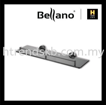 Bellano 50cm Glass Shelf (Metal Grey) BLN7206MGSS