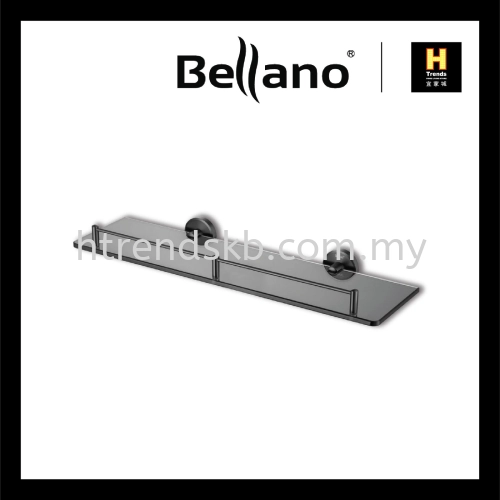 Bellano 50cm Glass Shelf (Metal Grey) BLN7206MGSS