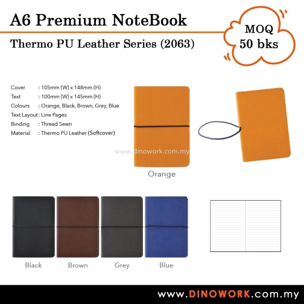 A6 Premium Note Book 2063 Note Book Diary 2024 Johor Bahru (JB), Malaysia Supplier, Wholesaler, Importer, Supply | DINO WORK SDN BHD