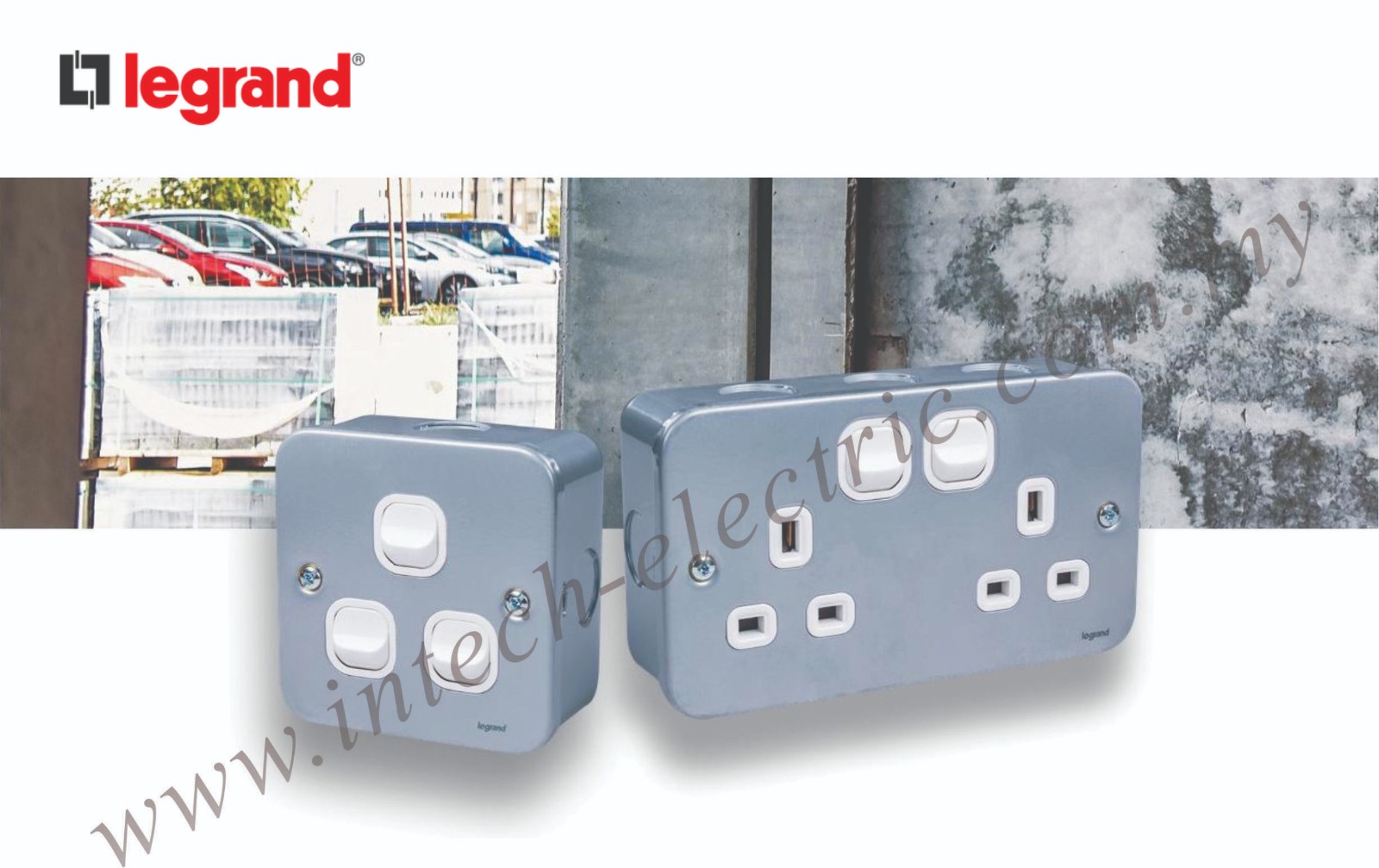 Legrand MetalClad Switch Socket