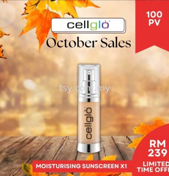 Cellglo Moisturising Sunscreen ʪɹ (30ml) 100 PV SKIN CARE SERIES CELLGLO Selangor, Beranang, Malaysia, Kuala Lumpur (KL) Supply Supplier Suppliers | TSY Decor