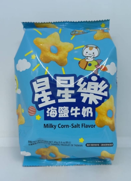 Milky Corn-Salt Flavor-45g DRIED FRUITS & SNACK Selangor, Malaysia, Kuala Lumpur (KL), Petaling Jaya (PJ) Supplier, Supply, Supplies, Wholesaler | Organic Trend (001938375-K)OWNERSHIP BY EXIM ORGANIC & NATURAL FOOD SDN BHD