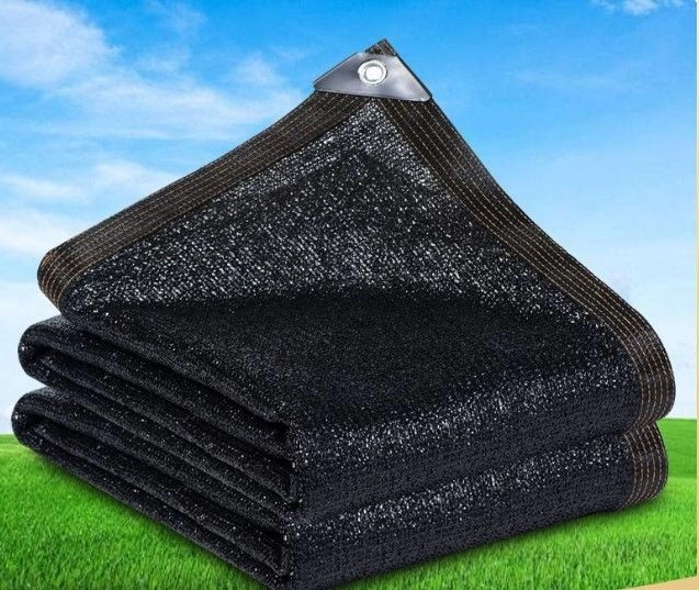 Shade Net 2mx3m Encrypted and thickened black sunshade net, anti-aging shade and heat insulation, home courtyard balcony roof shade net