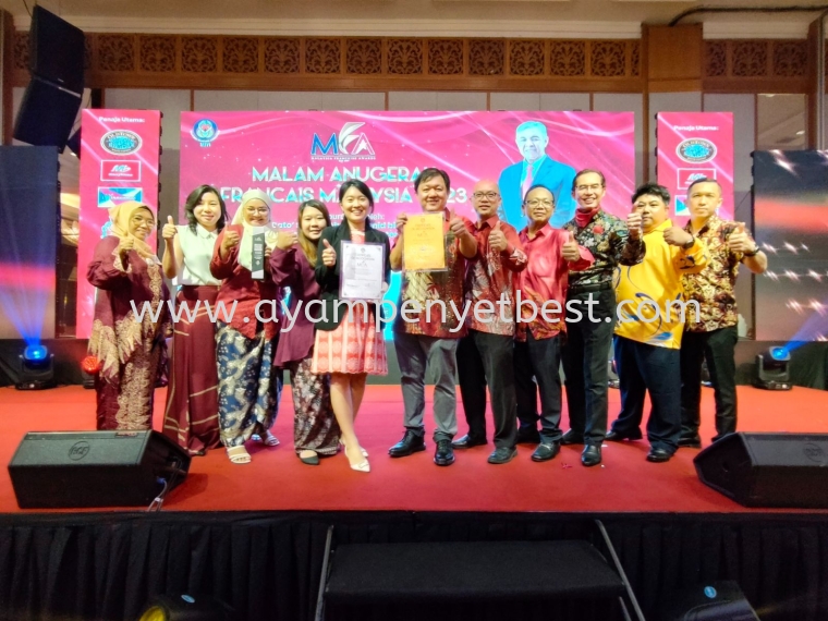 Best Sustainable Franchise Award 2023 - ESG Category Ayam Penyet Best 