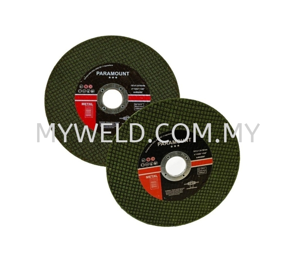 Paramount Stainless Steel Cutting Disc (Double Net Green) Cutting Abrassive Selangor, Malaysia, Kuala Lumpur (KL), Balakong Supplier, Distributor, Supply, Supplies | Myweld Equipment & Gases Sdn Bhd