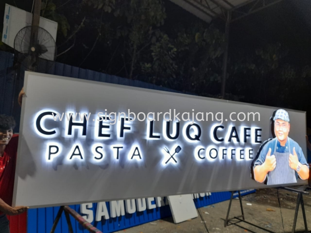 3D Backlit Signage # Led Backlit Signboard # Signboard 3D Box Up Led ...