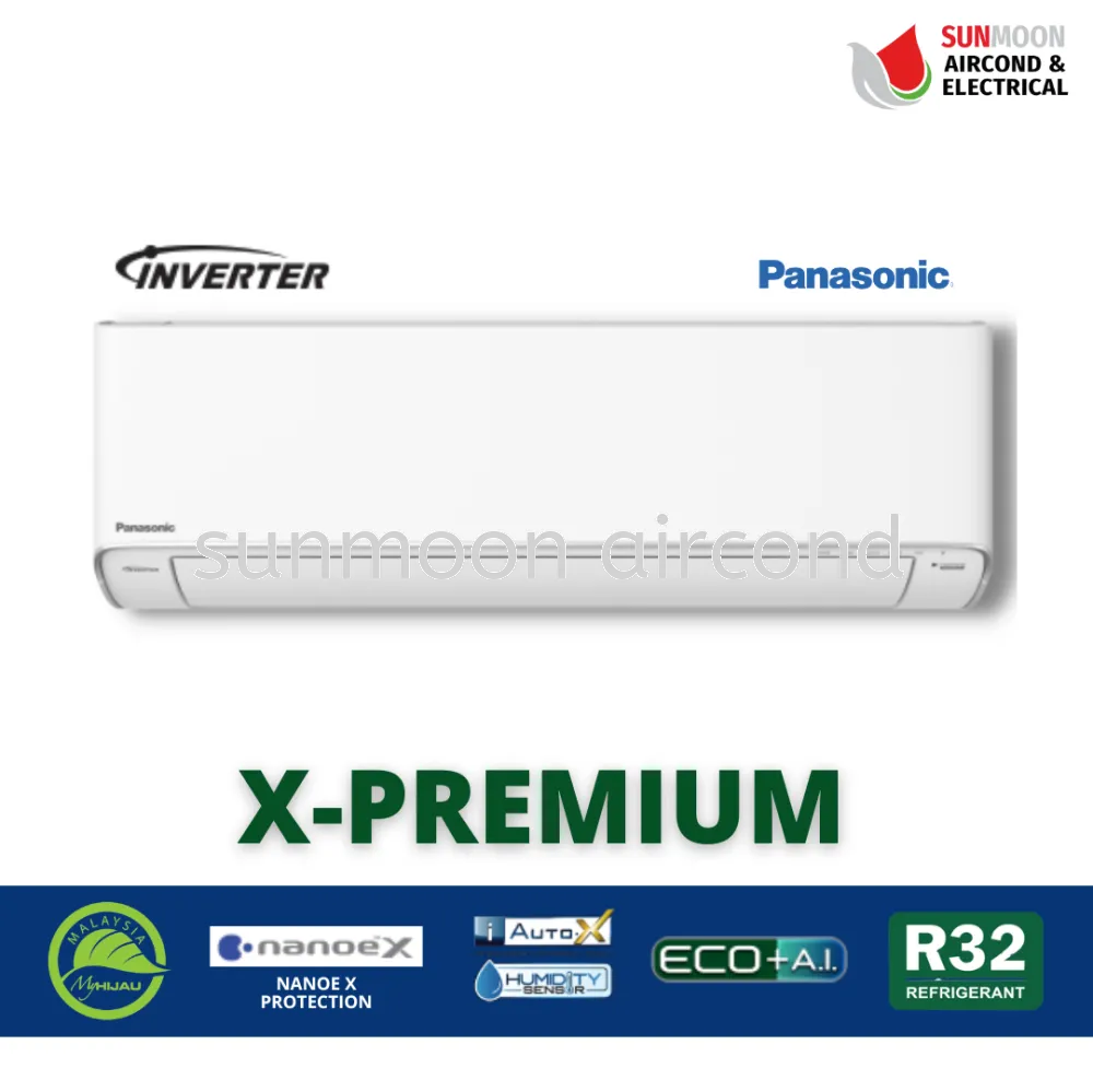 PANASONIC X-PREMIUM INVERTER XU SERIES (ZKH-1) R32 I-AUTO X AIR CONTIONING - INSIDE CLEANING