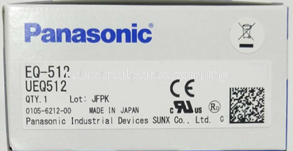 Panasonic SUNX EQ-512 Photoelectric Switch Sensor / Encoder (SICK / ELCO / ELCIS / Elettrotec/  other) - Malaysia Others (Equipment / Spare Parts) Selangor, Malaysia, Kuala Lumpur (KL), Shah Alam Supplier, Suppliers, Supply, Supplies | Starfound Industrial Sdn Bhd