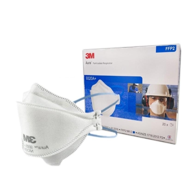 3M 9320A+ FFP2 Aura Particulate Respirator Respirator and Mask Respiratory Protection Selangor, Malaysia, Kuala Lumpur (KL), Shah Alam Supplier, Suppliers, Supply, Supplies | Safety Solutions (M) Sdn Bhd