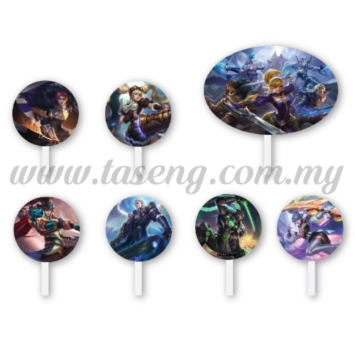 Cake Topper Mobile Legends 7pcs (CT-P-ML)