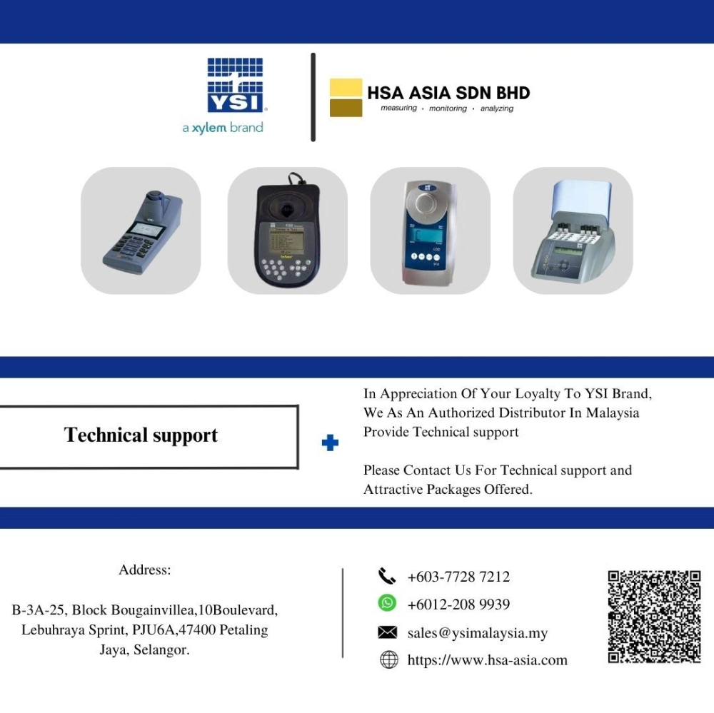 YSI - Technical Support Colorimeters And Photometers