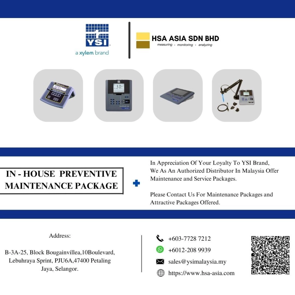 YSI - In-House Preventive Maintenance Package Laboratory And Electrochemistry