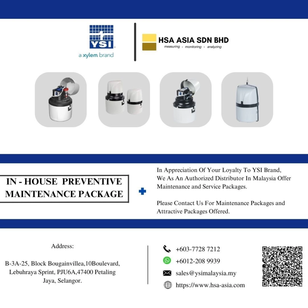 YSI - In-House Preventive Maintenance Package Auto Sampling