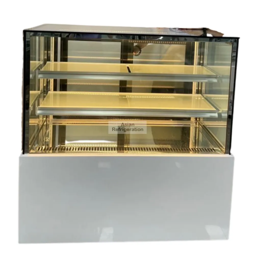 Premium White Colour Marble Cake Showcase (4ft) PROMOTION