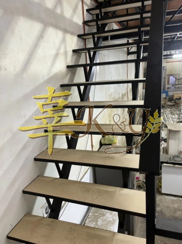 Mild Steel Platform staircase 