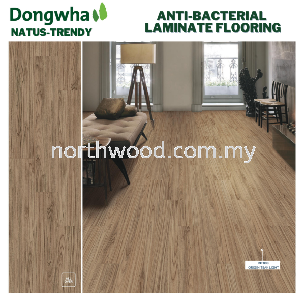 NT003 Origin Teak Light Dongwha Natus AC4 8mm Laminate Flooring Kedah, Malaysia, Penang, Perlis, Alor Setar, Sungai Petani Supplier, Installation, Supply, Supplies | NORTHWOOD (M) SDN. BHD.