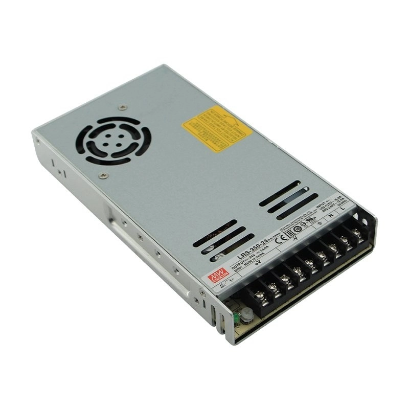 Mean Well LRS-350-24 24VDC 14,6A 350W 12VDC 29A Enclosed LRS Series Low Profile LRS 350 MEANWELL Single Output Switching Power Supply PSU SMPS