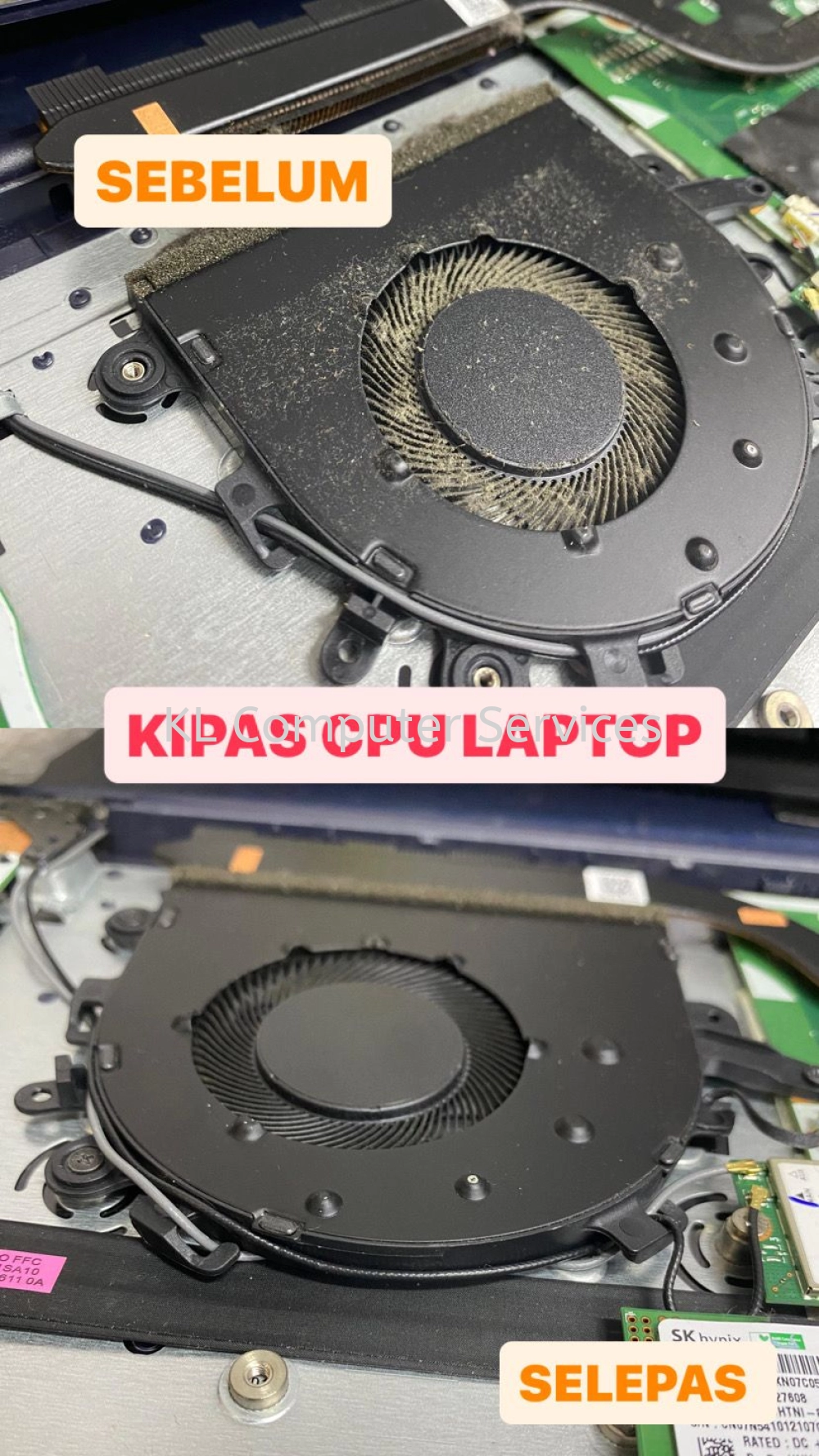 Laptop Panas -Laptop Cleaning Services.