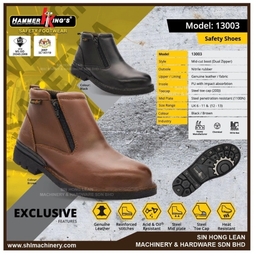 (EXCLUSIVE) HAMMER KINGS SAFETY SHOES 13003