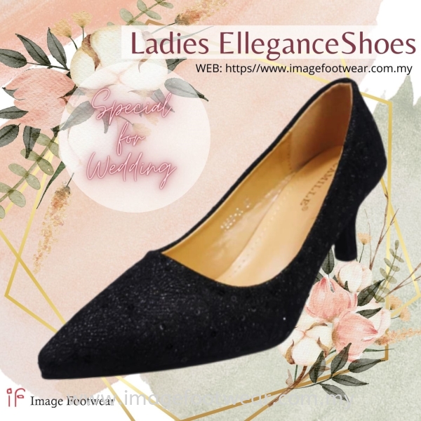 Lady Fashion Pointy Shoe with 2.5 Inch Heel -TF-1858-1-BLACK Colour Ladies Fashion Shoes with 2.5 Inch Heels Ladies Fashion Shoes with High Heels Malaysia, Selangor, Kuala Lumpur (KL) Retailer | IMAGE FOOTWEAR COLLECTION SDN BHD