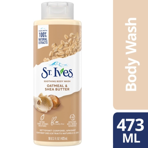 ST.Ives Shoothing Body Wash Oat Meal & Shea Butter 473ml