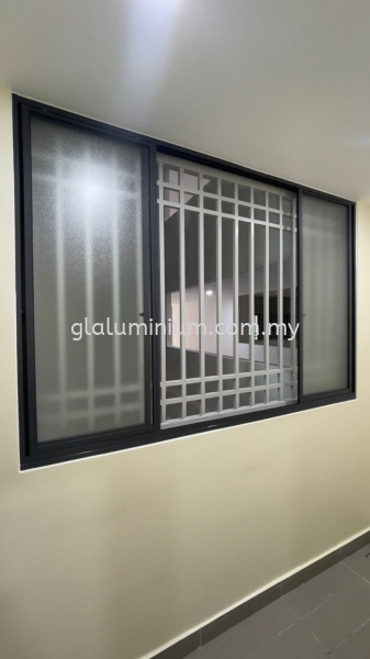 Sliding window 4 panel @Verando Residence,Jalan PJS 5/27 sliding windows 4 panel Aluminium Sliding Windows Selangor, Malaysia, Kuala Lumpur (KL), Cheras Supplier, Installation, Supply, Supplies | GL GLASS & ALUMINIUM TRADING