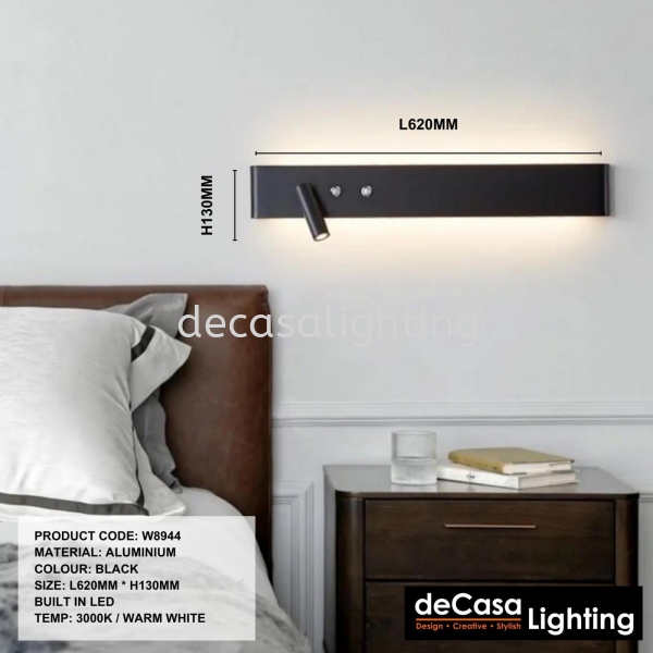 MODERN LONG NORDIC WALL LIGHT (W8944) Loft Nordic Wall Light WALL LIGHT Selangor, Kuala Lumpur (KL), Puchong, Malaysia Supplier, Suppliers, Supply, Supplies | Decasa Lighting Sdn Bhd