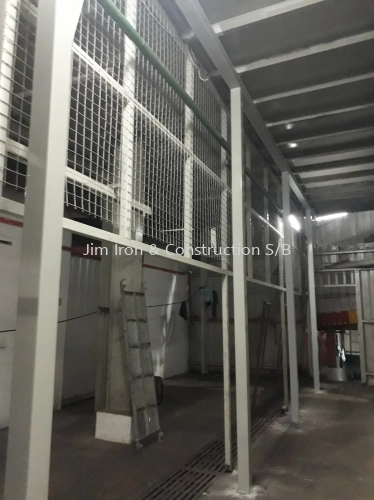 Mesh Fencing In Warehouse